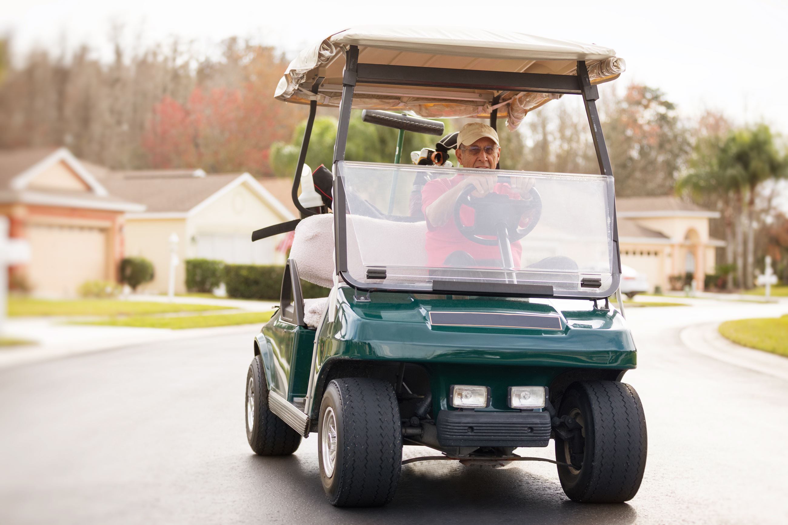 Golf Cart on Street